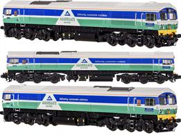 Highly detailed model of the class 59 locomotives with tooling designed to replicate the three sub-classes purchased by Foster Yeoman, ARC and National Power. These were the first privately-owned locomotives on BR and the first locomotives built by EMD, long-established diesel locomotive builders in the USA and Canada.This Dapol model features a diecast chassis, etched grilles, separately fitted handrails, directional lighting and Next18 DCC socket.Model finished as the first Foster Yeoman class 59 59001 Yeoman Endeavour finished in the current Aggregate Industries livery.