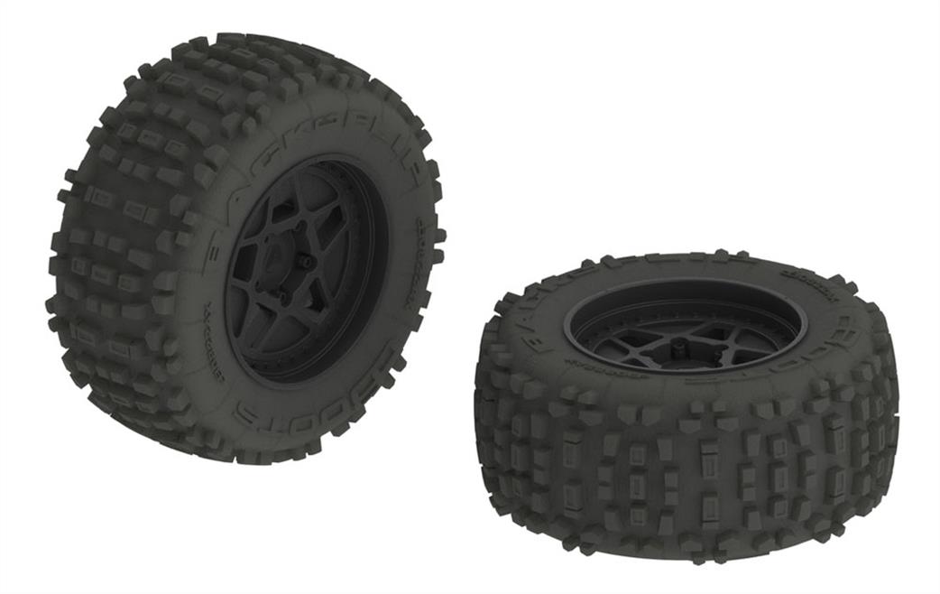 Arrma 1/8 AR510092 DBOOTS Back Flip MT 6S Tire Set