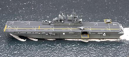 USS Tripoli America LHA7 2020 Assault Ship Model. This model includes two F35B aircraft, see photograph.
