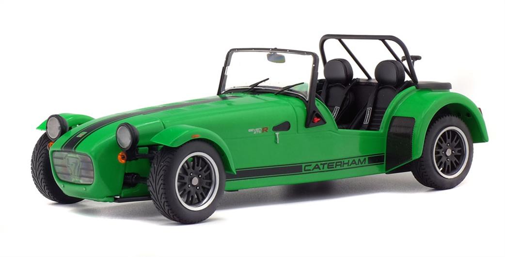 Solido 1/18 1801801 Caterham Seven 275R Green Metallic 2014 Diecast Model