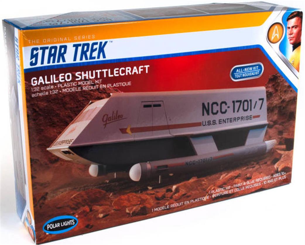 Polar Lights 1/32 POL909 Star Trek  TOS Galileo Shuttle Plastic Kit