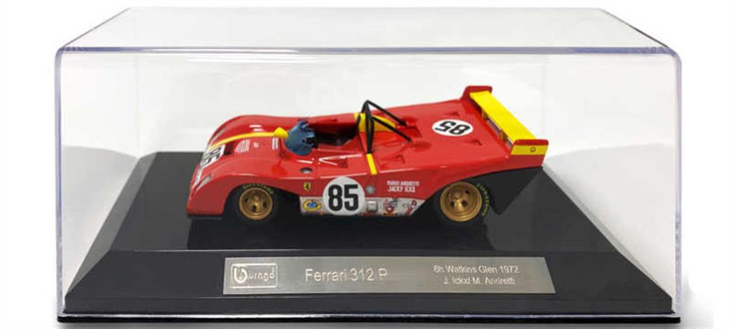 Burago 1/43 B18-36302 Ferrari Racing 312 P 1972 Diecast Model