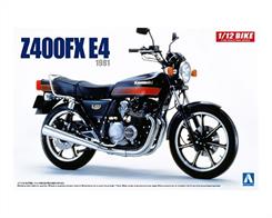 Aoshima 05429 1/12 Scale Kawasaki Z400FX Motorbike Kit