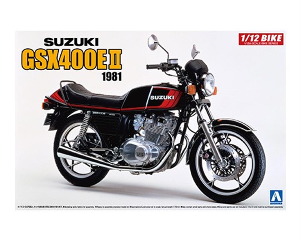 Aoshima 1/12 05457 Suzuki GSX400E Motorbike Kit