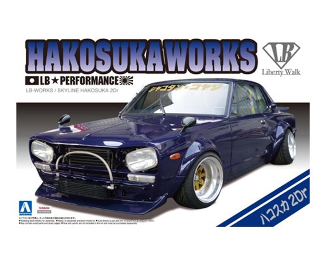 Aoshima 1/24 01149 LB Works Custom Hakosuka Works Skyline Car Kit