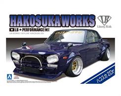 Aoshima 01149 1/24th LB Works Custom Hakosuka Works Skyline Car Kit