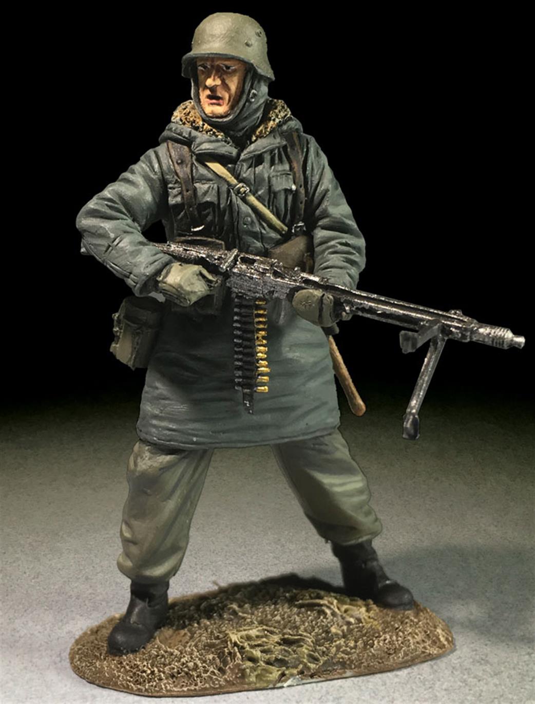 WBritain 25069 German Waffen SS Figure with MG42 1/30