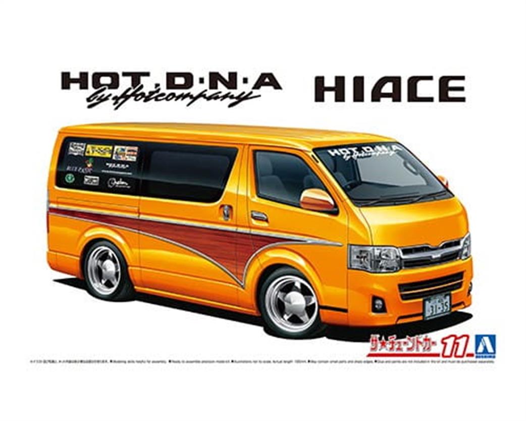 Aoshima 1/24 05948 Toyota HIACE Hot Company Wagon Kit