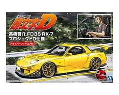 Aoshima 05955 1/24th Initial-D FD3S RX-7 Car Kit with figure