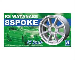 Aoshima 05243 1/24th RS Wantanabe 8 Spoke 17Inch Wheels