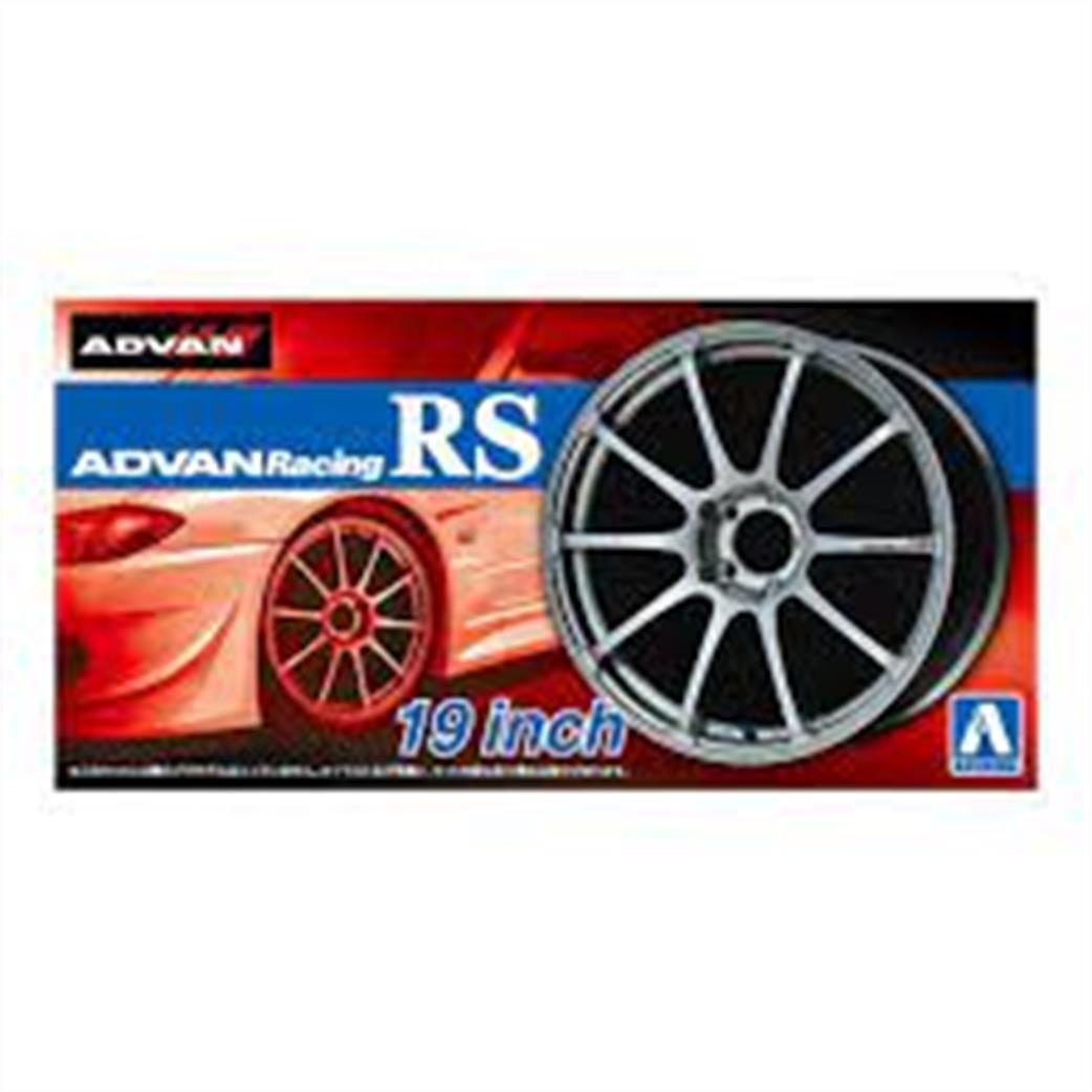 Aoshima 05378 Advan Racing RS 19inch Wheels 1/24