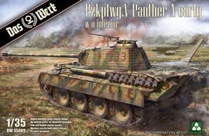 Das Werk 35009 Panther A Early Version German WW2 Tank Quality Plastic KitZimmerit NOT Included