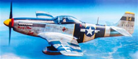 Profipack edition kit of US WWII fighter aircraft P-51D Mustang in photo reconnaissance version F-6D/K in 1/48 scale.