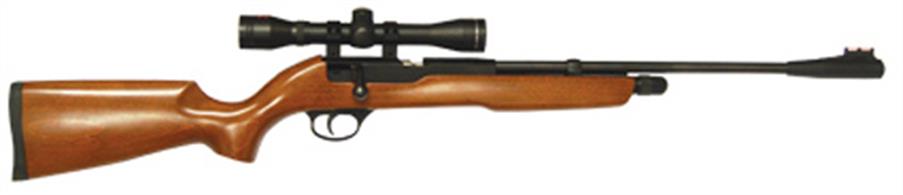 Available in either .177 or .22  scope not includedThis is the latest CO2 rifle and are superbly designed for target/plinking and vermin control. The stock has a crafted sleek look fore-end which gives a comfortable position when taking your shot. Also fitted with a rubber recoil pad for shoulder cushioning. Pressure release valve in end cap