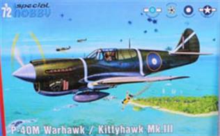 This model has been kitted to a very high standard, three styrene sprues and one clear are joined by a decal sheet offering markings for four machines. You will find the almost mandatory Wairarapa Wildcat of the RNZAF top ace pilot G.B.Fisken, then there are two US machines and one as flown by an Aussie pilot. Quite difficult to chose just one from all these ‘Pacific Warriors’, we believe.