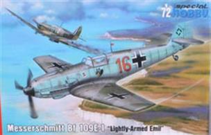 This kit is a follow up to the E-3 and E-4 versions of Special Hobby Bf 109E kits which have recently been awarded the Model of the Year 2021 prize. It comes on two grey styrene sprues, one clear parts sprue and the decal sheet brings markings for four interesting machines operated by the Luftwaffe. The picked schemes offers machines flown by such ace fighter pilots as were Fritz Losigkeit who spent some time during the war flying in Japan and H.Trautloft, there is also a machine in two shades of green wearing a witch emblem under the cockpit and a machine of JG2 commanding officer Obers Gerd von Massow