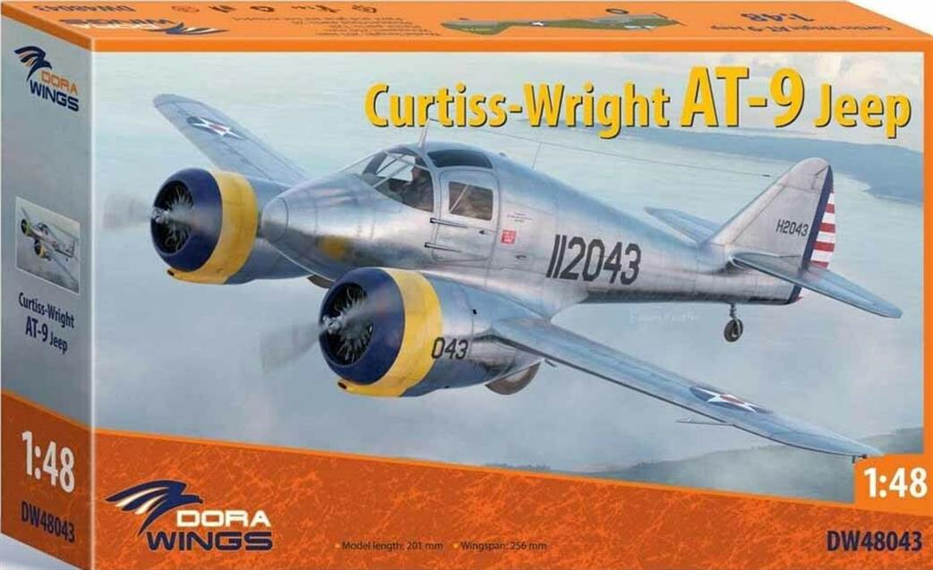 Dora Wings 1/48 DW48043 Curtiss-Wright AT-9 Jeep
