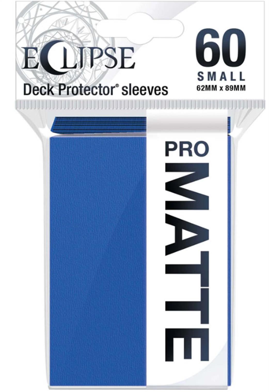 Ultra Pro  15638 60 Small Pro-Matte Eclipse Pacific Blue Deck Protectors