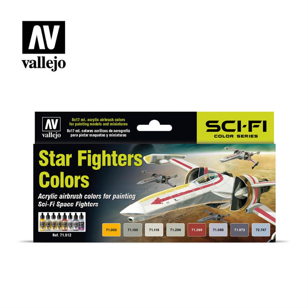 Vallejo  71612 Star Fighter colours Paint Set