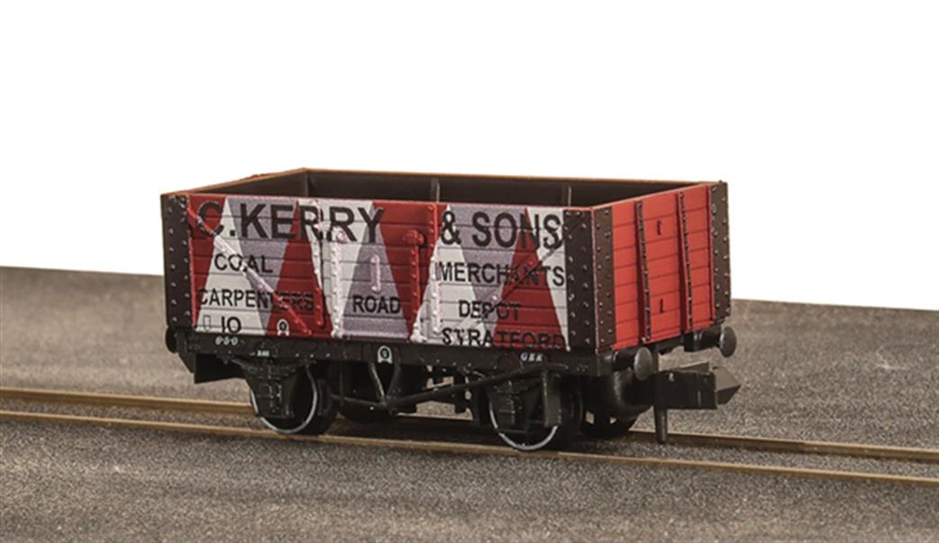 Peco N NR-P430 C Kerry & Sons 7 plank Open Wagon No.10