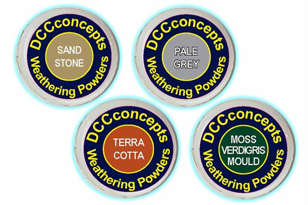DCC Concepts  DCW-GLW General Scenic Weathering Powders