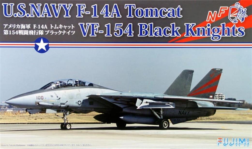 Fujimi 1/72 722795 F-14A Tomcat VF-154 Black Knights Plastic Kit