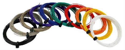 Exclusive to DCCconcepts, this pack now includes all 11 “standards defined” decoder wire colours including Pink! Each is 6 metres long. With Pink now included, for the first time ever, you can wire all 6 functions with the correct standards colour code!