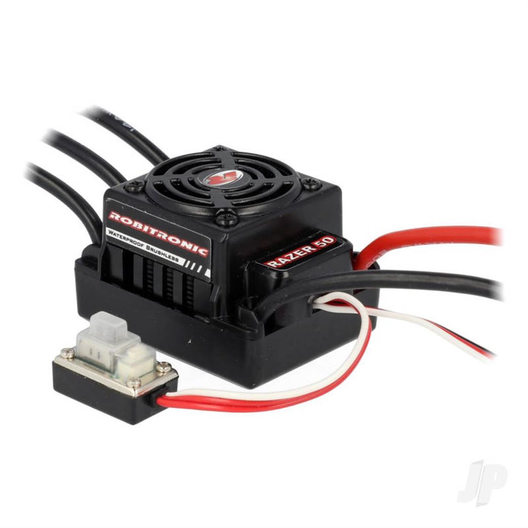 Robitronic  RO1221 Razer Ten 50Amp Brushless ESC For 2-3S Lipo