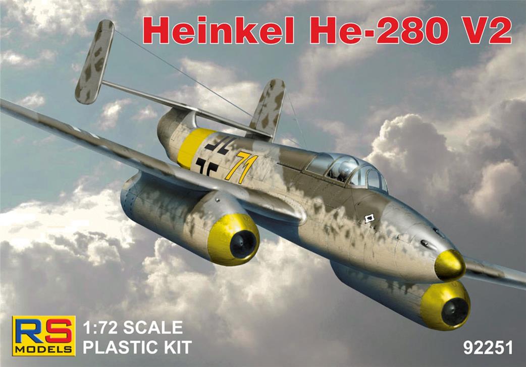 RS Models  92251 German Heinkel He-280 Juma 004 Aircraft Kit