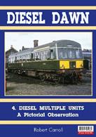 Irwell Press softback Bookazine Diesel Dawn volume 4 covering the Diesel Multiple Units, saviours of many suburban and cross-country routes, some of which are now busier than ever!This account is intended to give an overview of the types of first-generation Diesel Multiple Unit (DMU) trains and railbuses that could be seen on BR from the 1950s to the 1980s. Their widespread introduction across the country came to be one of the great pillars of the Modernisation of Britain’s railways throughout the 1950s and 1960s. Put into service in a number of ‘schemes’ (each scheme covering part of the country) the new trains – bright, shiny and modern with wonderful panoramic views – replaced thousands of steam engines. For decades they dominated the railway passenger scene, becoming so commonplace as to go almost unnoticed as memories of steam faded.