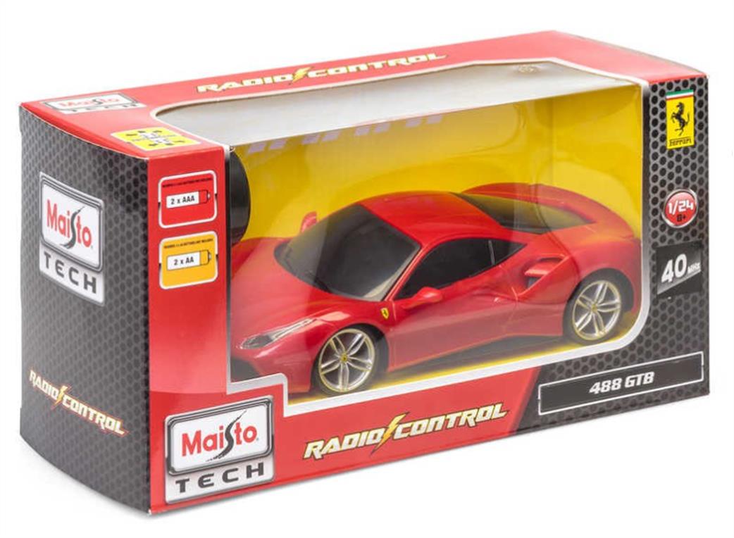 Maisto 1/24 M81090 Ferrari 488GTB Radio Controlled Car Model