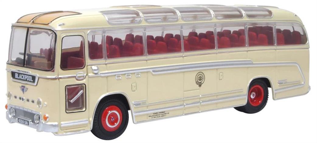 Oxford Diecast 1/76 76DB001 Duple Britannia Wallace Arnold Bus Model