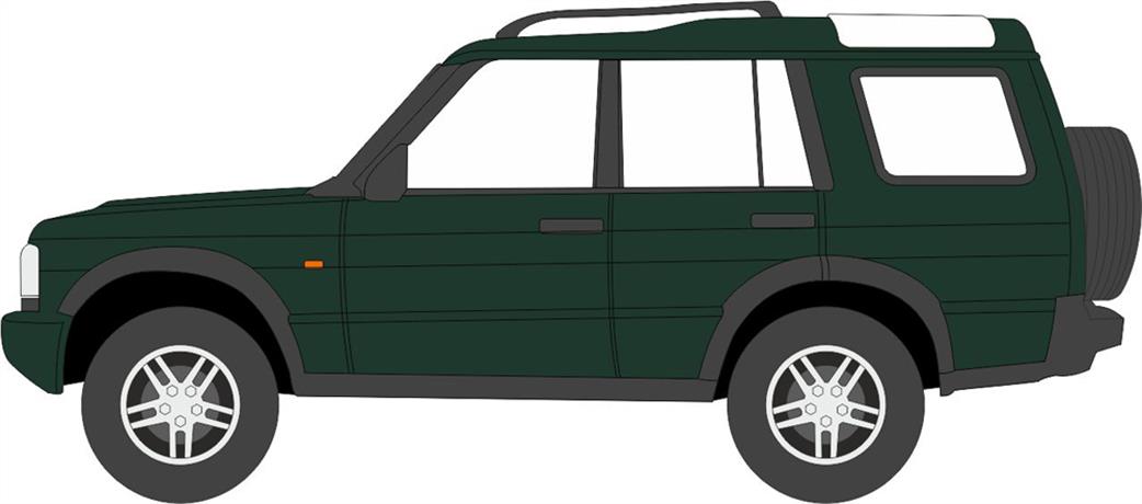 Oxford Diecast 1/76 76LRD2001 Land Rover Discovery 2 Metallic Epsom Green