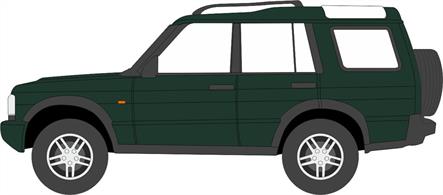 Oxford Diecast 76LRD2001 1/76th Land Rover Discovery 2 Metallic Epsom Green