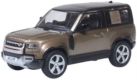 Oxford Diecast 76ND90003 1/76th New Land Rover Defender 90 Godwana Stone