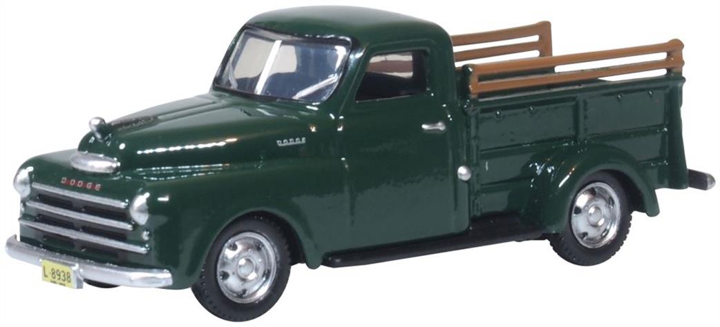 Oxford Diecast 87DP48002 Dodge B-1B Pick Up Truck 1948 Dark Green 1/87