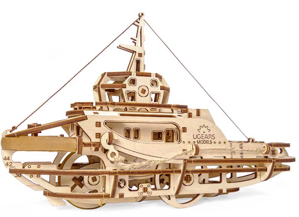 Ugears  70078 Tugboat Wooden Construction Kit