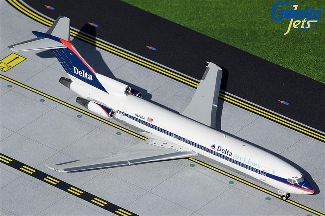 Gemini Jets 1/200 G2DAL465 DELTA AIR LINES B727-200/Adv N544DA INTERIM LIVERY POLISHED BELLY