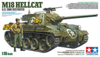1/35 scale plastic model assembly kit. Length: 192mm, width: 80mm. • Details include the inspection hatch on the left front of the side hull and front-curved armor plate based on extensive research of actual vehicle. • Features a realistic depiction of turret interior such as the main gun breech attached slantingly, shell rack, transceiver, and turning gears. • The gun shield canvas cover surface texture is faithfully depicted. • The complex suspension is captured with ergonomic parts breakdown. • Clear parts are used to recreate the headlight lens. • Assembly type single pin tracks have one-piece straight sections. • One figure is included to depict a standing tank soldier. • Comes with two marking options to recreate Italian Front vehicles.