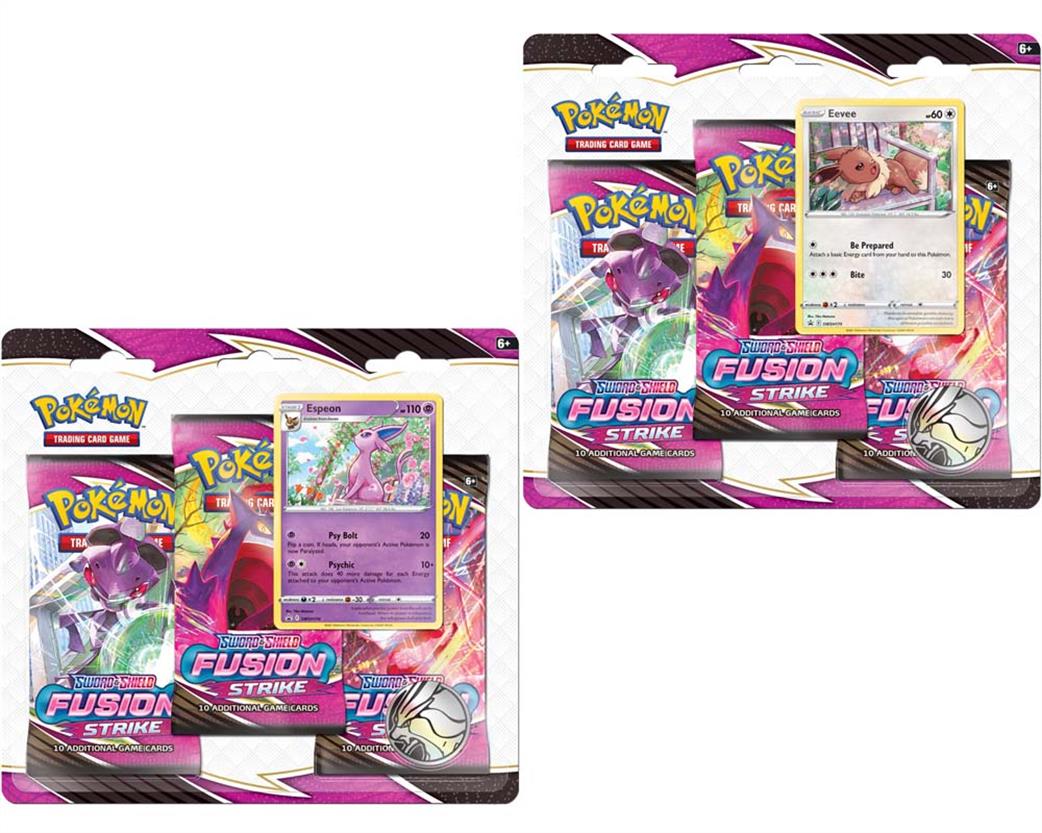 Nintendo  179-80920 Pokemon S&S Fusion Strike Triple Booster Pack