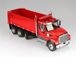 1:16 scale RC Western Star 49X Dump Truck model from Diecast Masters. Suitable for age 14+. Features: 2.4GHz Radio control Approx. 35 metre range Working indicators, head lights, brake lights and reverse light Functioning Dump Bed Realistic sounds 2000mAh Lithium battery 2 x AAA batteries for controller (included)