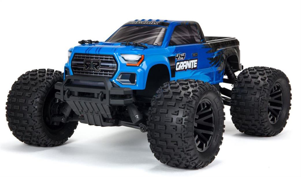 Arrma 1/10 ARA4202V3BIT1 Granite 550 Mega 4X4 RTR RC Truck Black