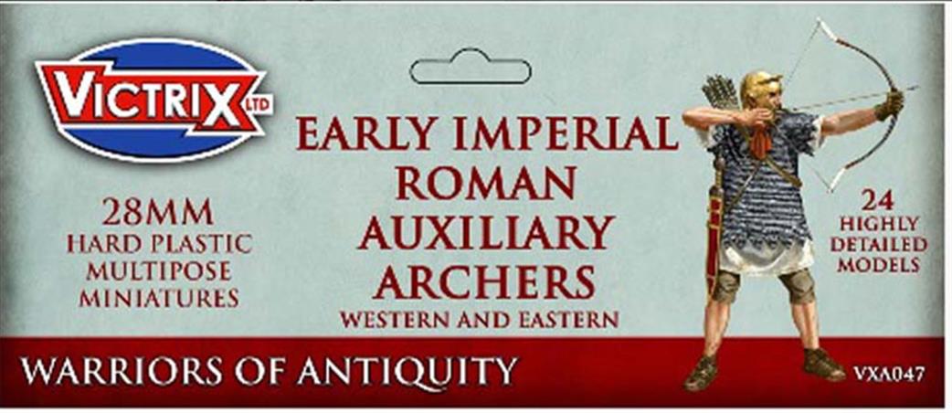 Victrix 28mm VXA047 Early Imperial Roman Auxiliary Archers 24 Hard Plastic Unpainted Figures