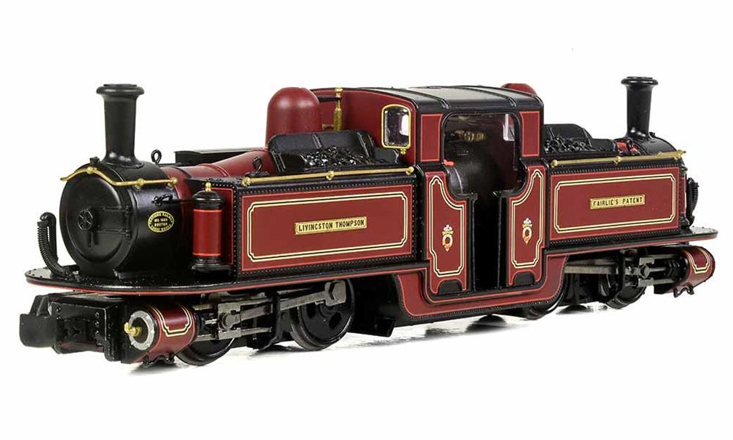 Bachmann OO9 391-103 Festiniog Railway Livingstone Thompson Double Fairlie Lined Indian Red 1880s-1930s