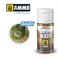 AMMO ACRYLIC WASH LIGHT RUSTHigh quality Acrylic Wash - 15ml jar