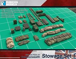 Stowage set for British Commonwealth and allied forces.Number of Parts: 96 pieces / 2 identical sprues