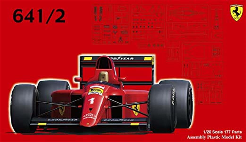 Fujimi F092140 Ferrari 641/2 F1 Car Kit  1/24