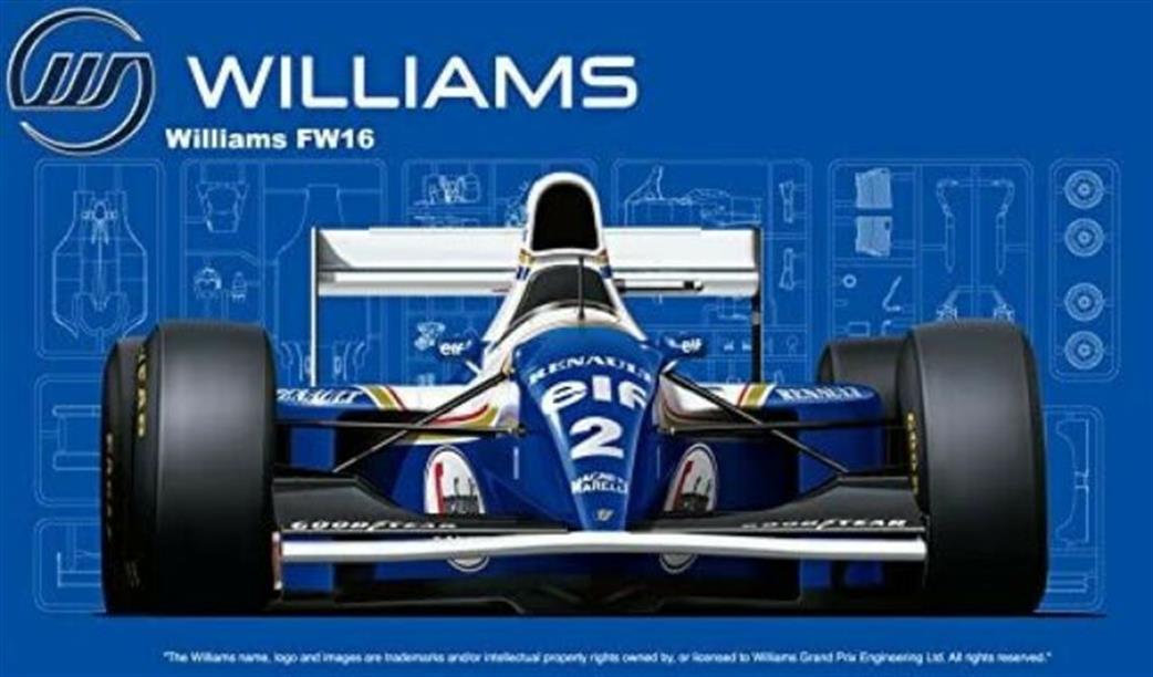 Fujimi 1/24 F092126 FW16 Williams Renault F1 Car Kit
