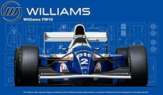 Fujimi F092126 1/24th FW16 Williams Renault (San Marino, Brazilian, Pacific GP) F1 Car Kit