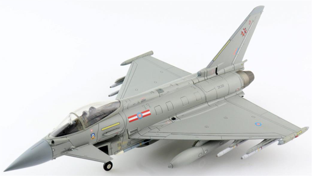 Hobby Master HA6616A Eurofighter Typhoon FGR4 ZK344, 1(F) Sqn, Op SHADER, RAF Akrotiri, March 2021 (with Storm Shadows cruise missiles) 1/72